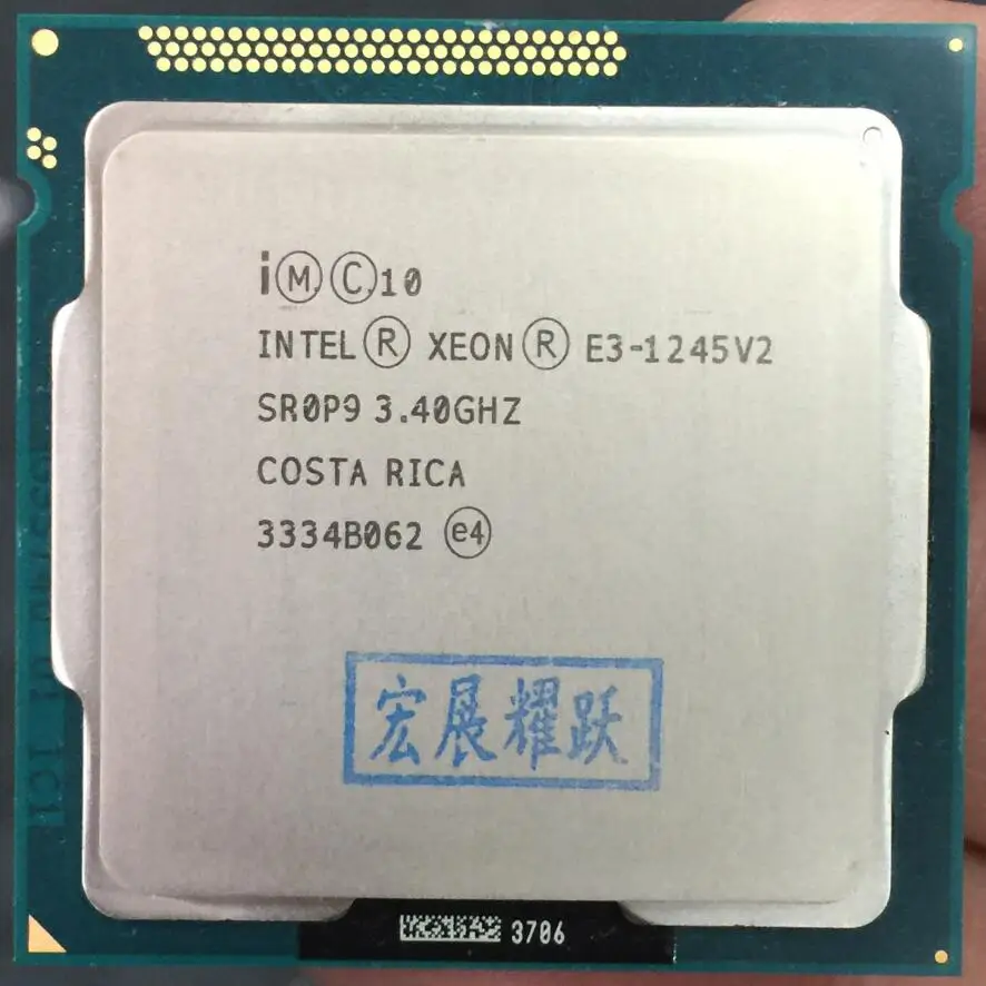online Processador Intel Xeon E3 1245 V2 E3 1245 LGA1155 V2 PC Computador Desktop CPU Quad Core Processor CPU Desktop
