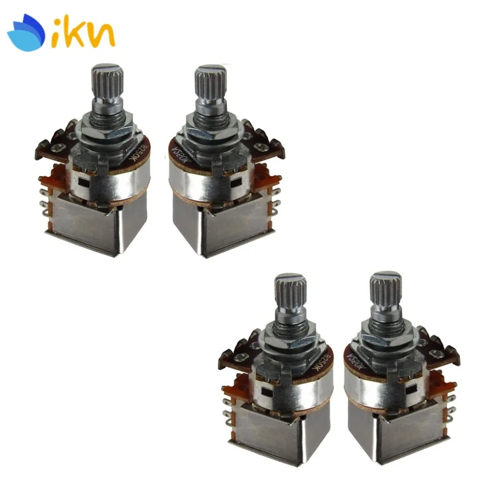 New 4pcs A250K&B250K Push Pull Potentiometer Pots Short Shaft 15mm Pots