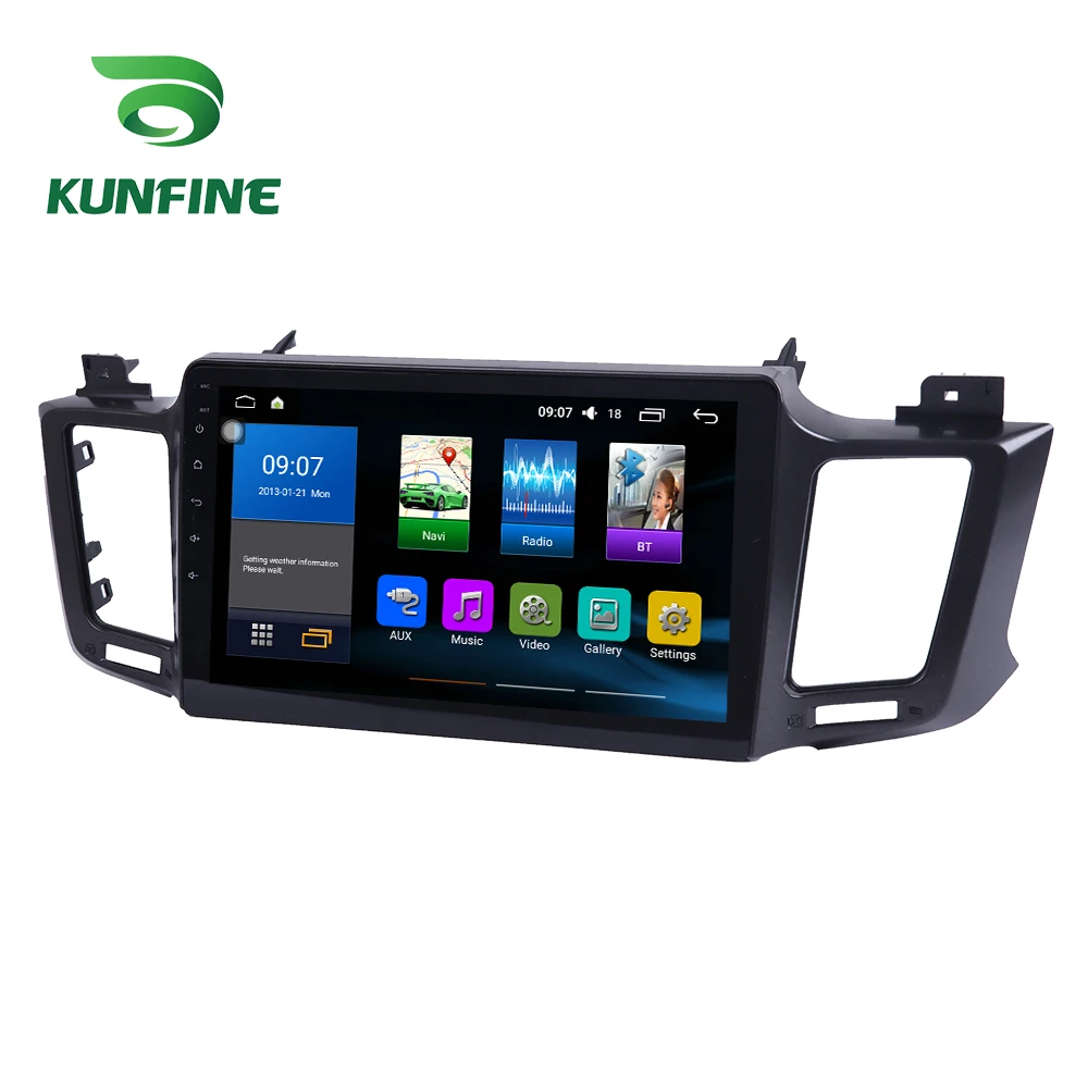 Sale Octa Core 1024*600 Android 8.1 Car DVD GPS Navigation Player Deckless Car Stereo For Toyota RAV4 2016 Radio Headunit wifi 5