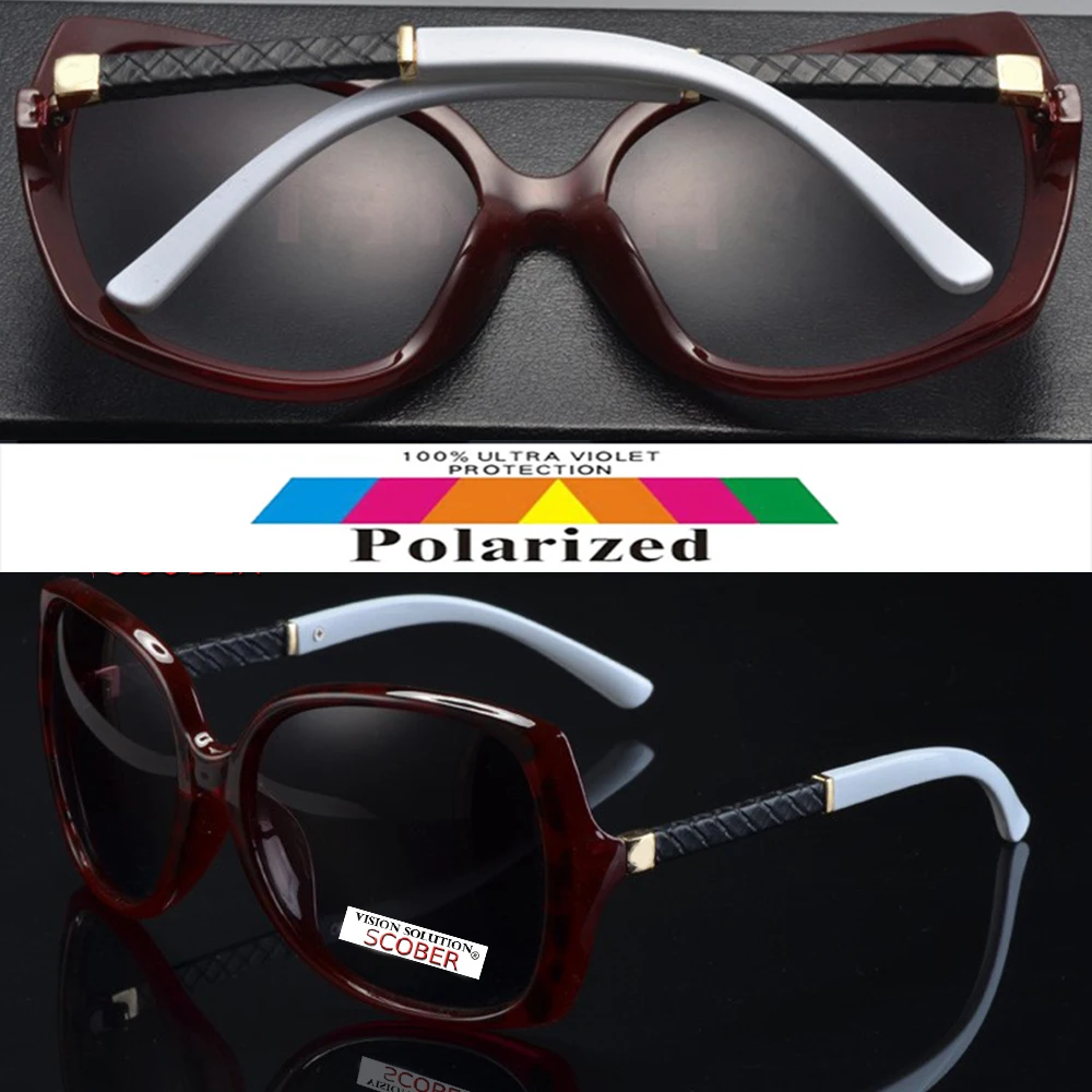 

2019 New Sale = Scober Dazzling Color Interlocking Mark Double Tac Polarized Polaroid For Polarised Golf Uv400 Women Sunglasses