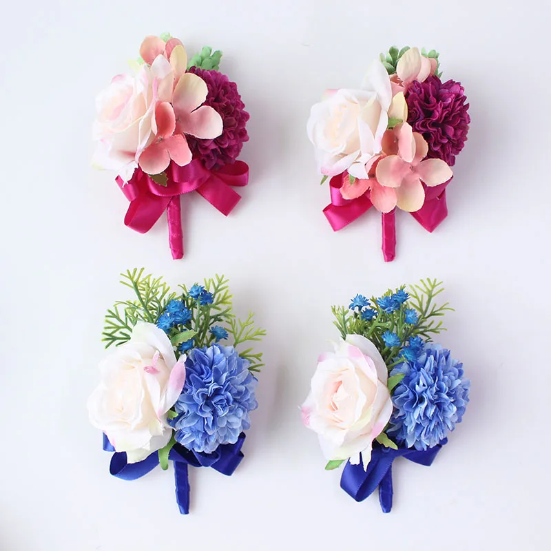 wedding corsage boutonnieres men groom flower (6)