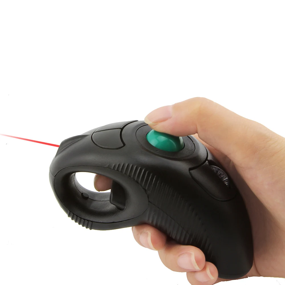 Беспроводная оптическая мышь CHUYI 2 4 ГГц USB приемник ручная лазерная указка Trackball