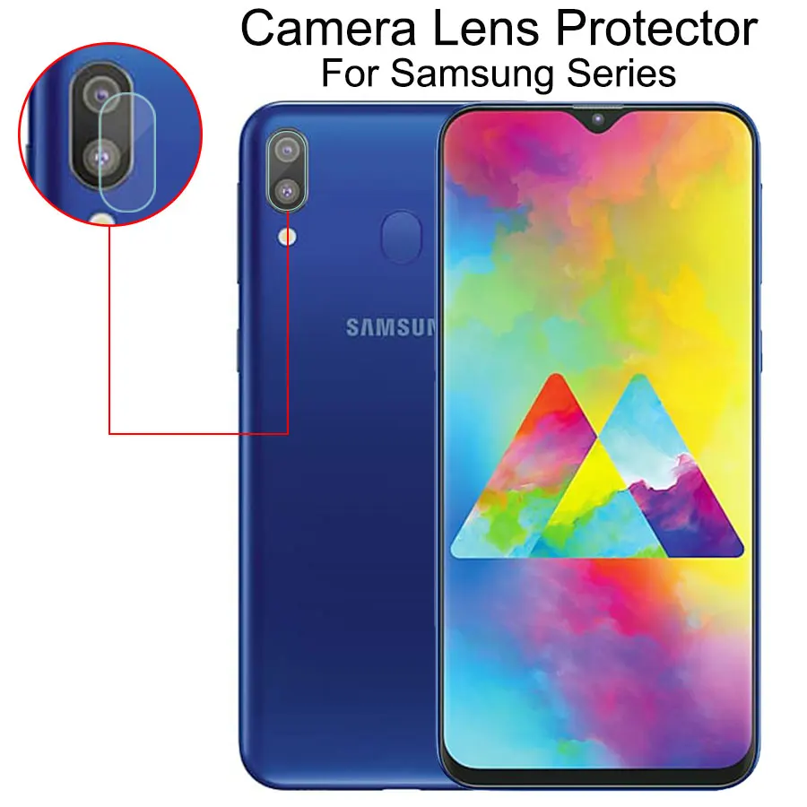 WOLFPSYCH 2 шт./лот Камера линзы прозрачные закаленное Стекло для samsung Galaxy M10 M20 сзади