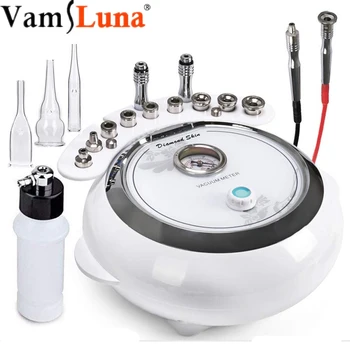 

3 in 1 Diamond Massage Machine, Facial Skin Care Salon Equipment w/ Vacuum & Spray (Strong Suction Power 68 CM HG)