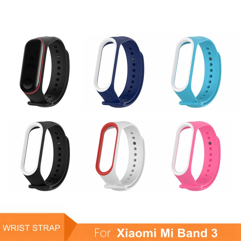 Сменный силиконовый ремешок Xaomi Mi Band 3 для Xiaomi Bnad на запястье Xiomi Band3 аксессуары