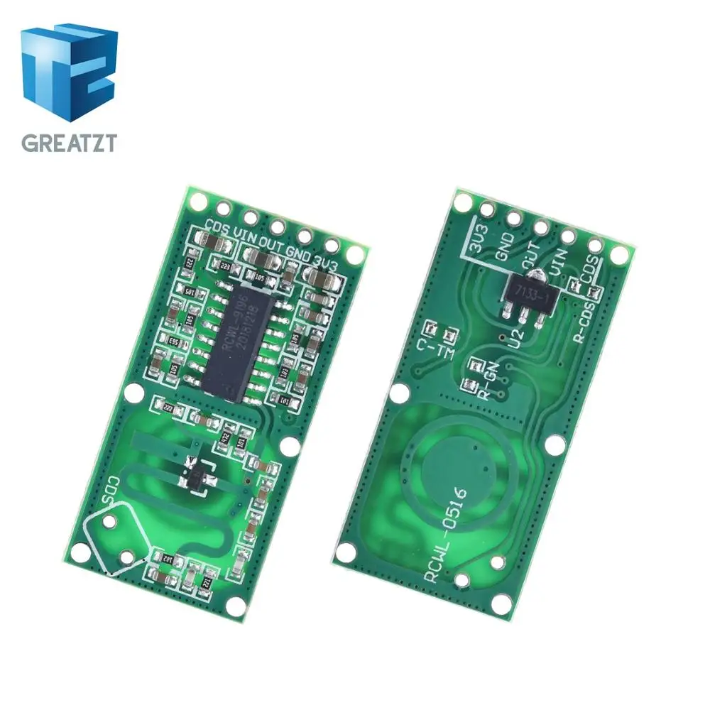 

GREATZT RCWL-0516 microwave radar sensor module Human body induction switch module Intelligent sensor