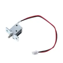 DC 12V 0.5A Mini Electric Magnetic Cabinet Bolt Push-Pull Lock Release Assembly Solenoid Access Control Electric Lock
