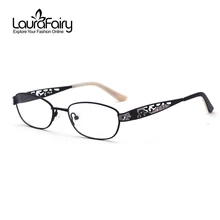 Laura Fairy, классический дизайн, очки для близорукости, оправа для женщин, черный, розовый цвет, блок, выдалбливают, Весенняя оправа для очков, 7113