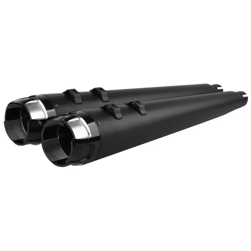 Мотоцикл Матовый Черный 4 &quotМегаФон Глушитель выхлопная труба для Harley 95 16 Touring Road