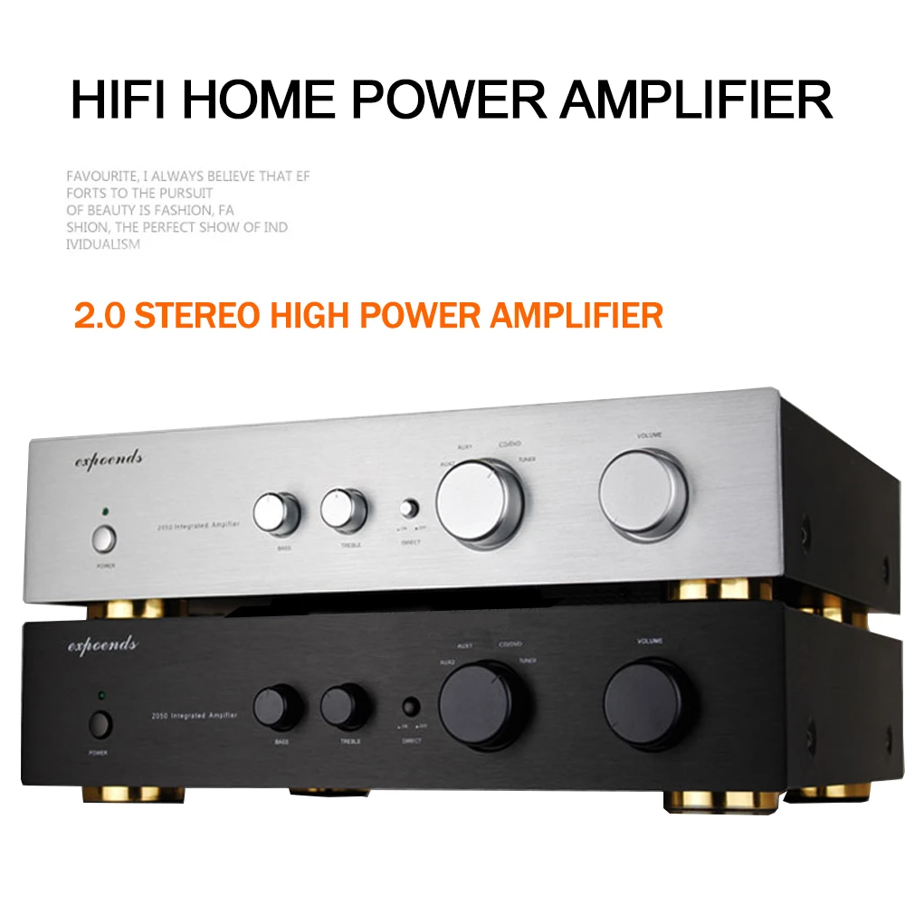 2050 2.0 Stereo High Power D Hifi Home Power Amp 160W * 2|Versterker| - AliExpress