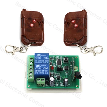 

DC 12v 10A relay 2CH channel wireless RF Remote Control Switch Transmitter and Receiver for Wireless system