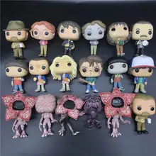 AOSST Stranger things &Dustin/Barb Vinyl Action Figure Collection Model Toys For Children Birthday gift elsadou stranger things vinyl action figure and keychain