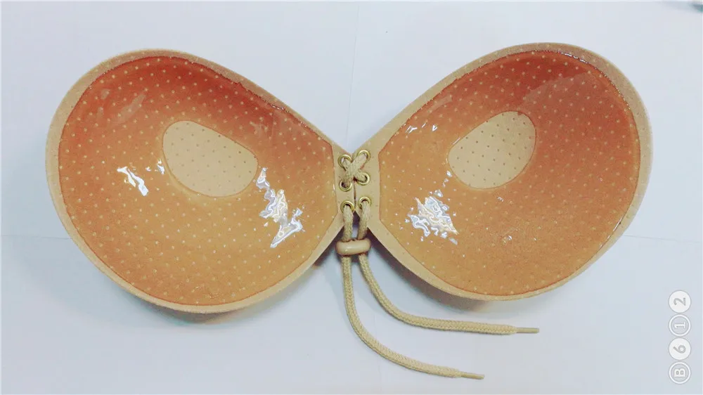 Women Silicone Bra Invisible Push Up Stick On Self Adhesive Front