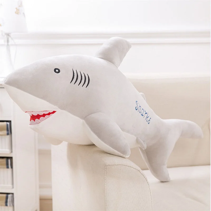 New Style Shark Plush Toys Big Fish Cloth Doll Whale Soft Stuffed Plush Animals Doll Children Birthday Gift 11