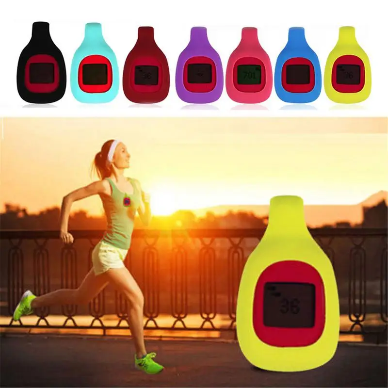 

Colorful Silicone Rubber Holder Replacement Cover Clip Case Belt Holder Individual Protective for Fitbit Zip Activity Tracker