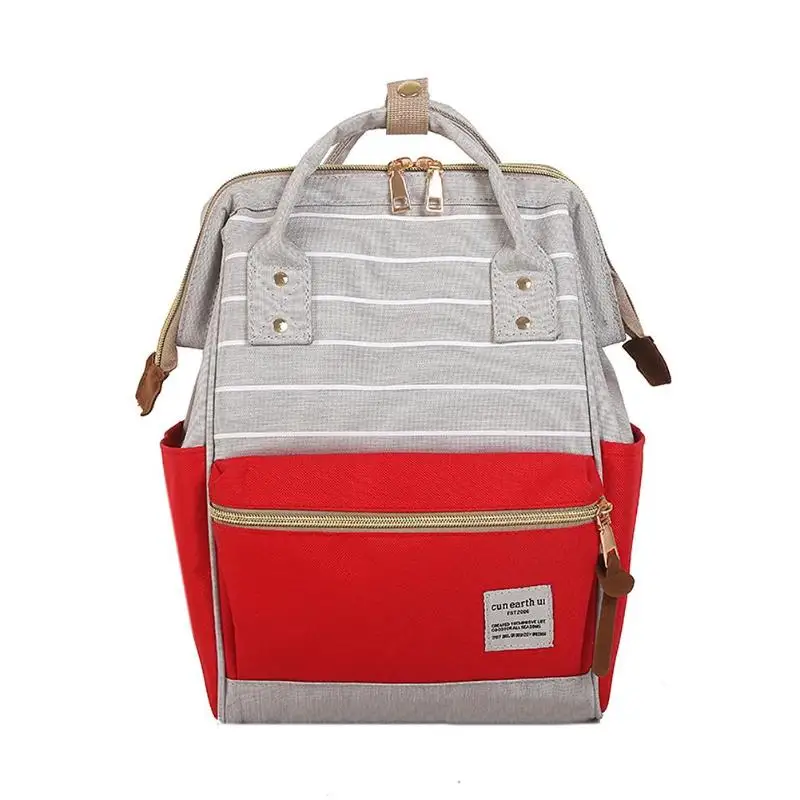 Женский рюкзак, Повседневная Лучшая дорожная сумка, японская школьная сумка с кольцом, модная сумка через плечо для девочек-подростков, рюкзак Mochila mujer - Цвет: Horizontal Red
