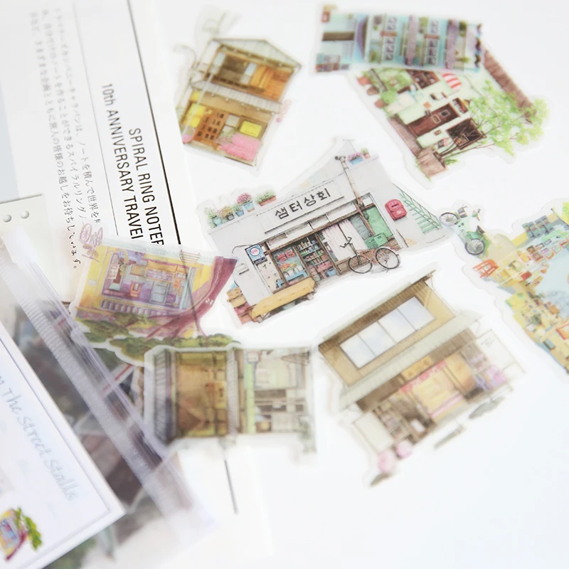 

30pcs/pack Scrapbook Stickers Decoration Clear Stickers DIY Album Diary Planner Stationery Sticker School Office Supplies