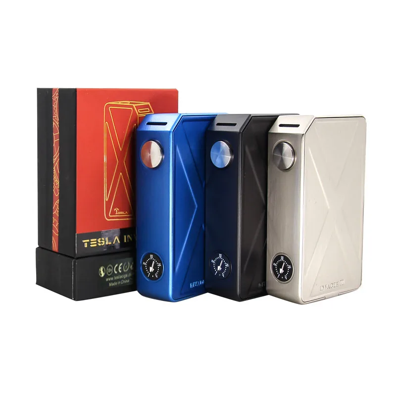 2 шт./лот Tesla Invader 3 III бокс мод 240 Вт электронная сигарета vape Mod 18650 батарея