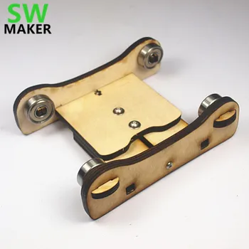 

SWMAKER 3D printer parts DIY Reprap Printrbot Adjustable Spool Coaster 3D printer filament holder wooden spool holder