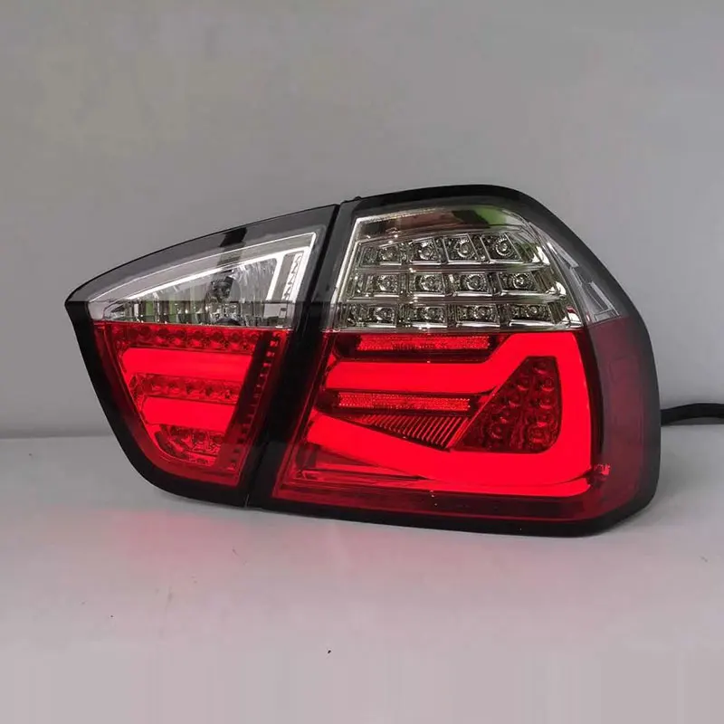 Для BMW E90 318i 320i 325i светодиодный задний фонарь 2005 до 2008 год красный и дым Цвет
