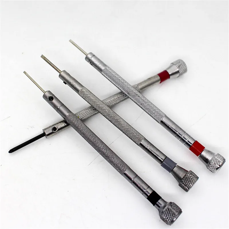 4pc Screwdriver Set Slotted Phillips 1 0 1 2 1 4 1 6 Watch Repair Maintenance