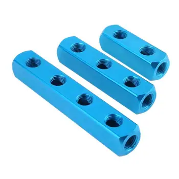 

ALLOYSEED 5 Hole 6 Hole 7 Hole Water Tube G1/4 inch connecting seat Connector Splitter Fittings Adapter for PC Water Cooling