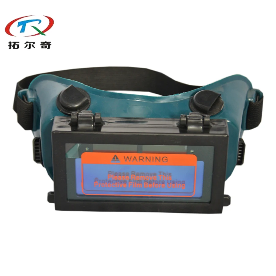 

Free 3pcs protective lens Arc Tig Mig Best Auto Darkening Solar Cells Welding Goggles Welding Glasses TRQ-E01-07