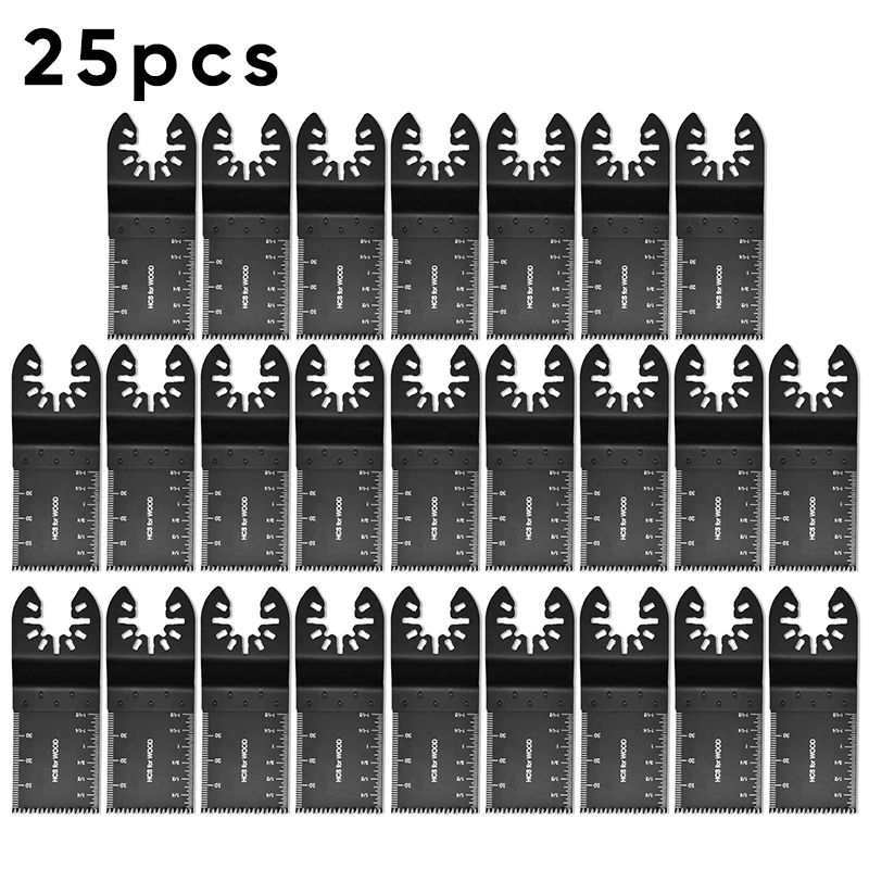 

25pcs Saw Blade Oscillating Multi Tool Fit For Fein Multimaster Ryobi RMT1801M