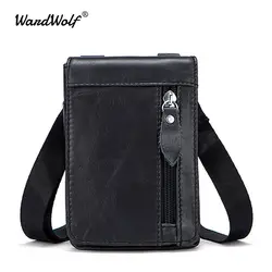 WardWolf натуральная кожа поясная сумка для телефона сумка для путешествий поясная сумка мужская маленькая поясная сумка кожаная сумка