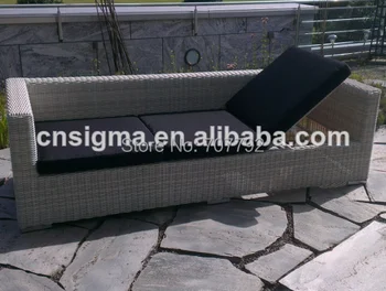 

multifunctional outdoor furniture rattan sofa bed