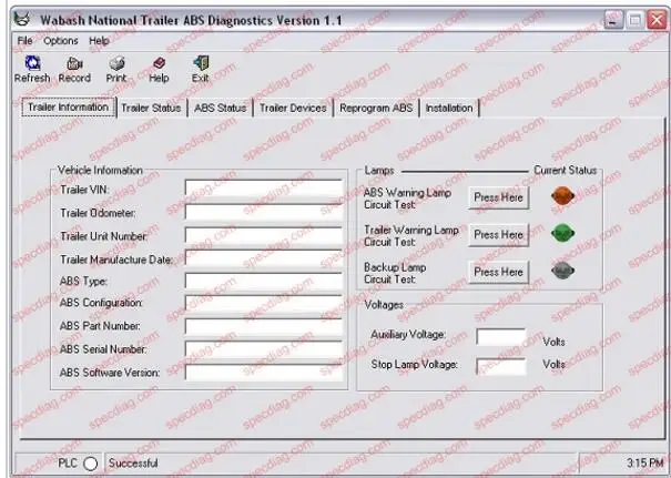 HEAVY DUTY ABS TRACTOR/TRAILER DIAGNOSTIC SOFTWARE KIT For Bendix,Haldex,Meritor Wabco,Wabash