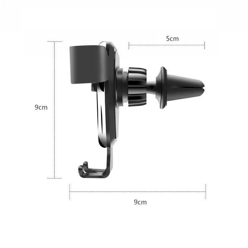 Держатель для телефона в держатель на вентиляционное отверстие автомобиля Авто замок Автомобильный кронштейн одна рука управление для iPhone samsung Xiaomi huawei сотовый телефон