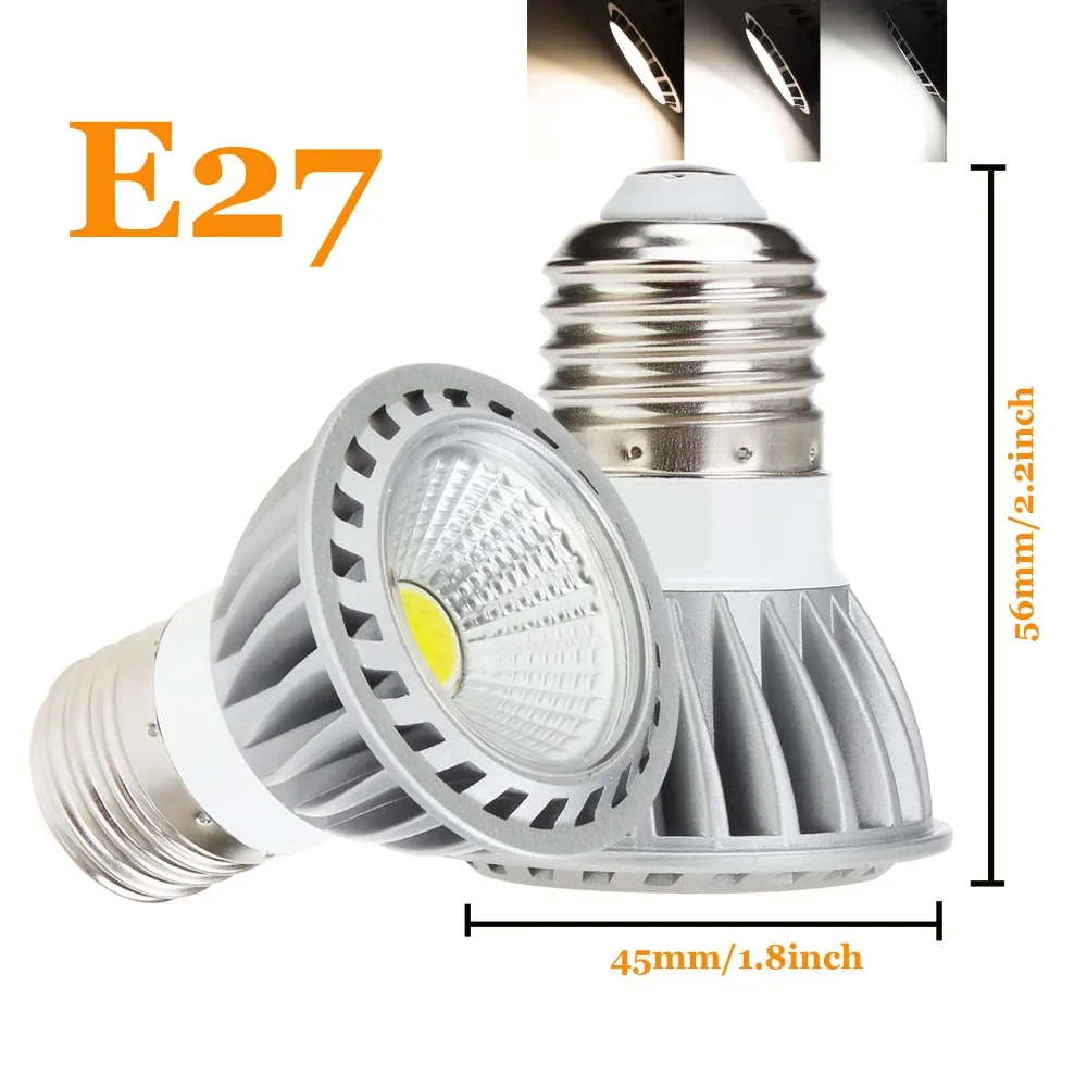 Светодиодный индикатор Открытый Прожекторы свет 9 Вт E27 E26 GU10 AC85-265V MR16 DC 12 В лампада светодиодный лампы холодный белый/ теплый белый/нейтральный белый Освещение