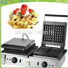 commerical на палочке для булочек, вафель на железную квадратную Бельгия вафельная машина