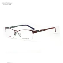 Ультралегкие очки Рамка для Для женщин Deutsch Нержавеющая сталь половина-рамка обод/очки/оправы для очков/очки 52JG34036 C1