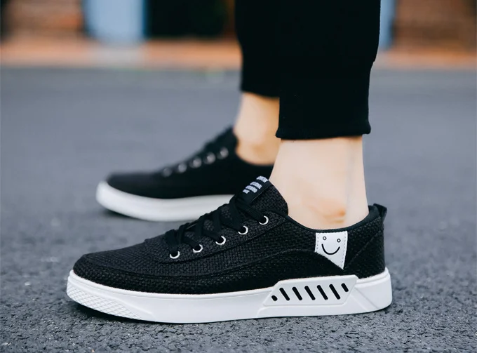 Для мужчин парусиновая обувь для chaussure homme Осень Зима теплые дышащая мужская обувь модные кроссовки человек прогулочная