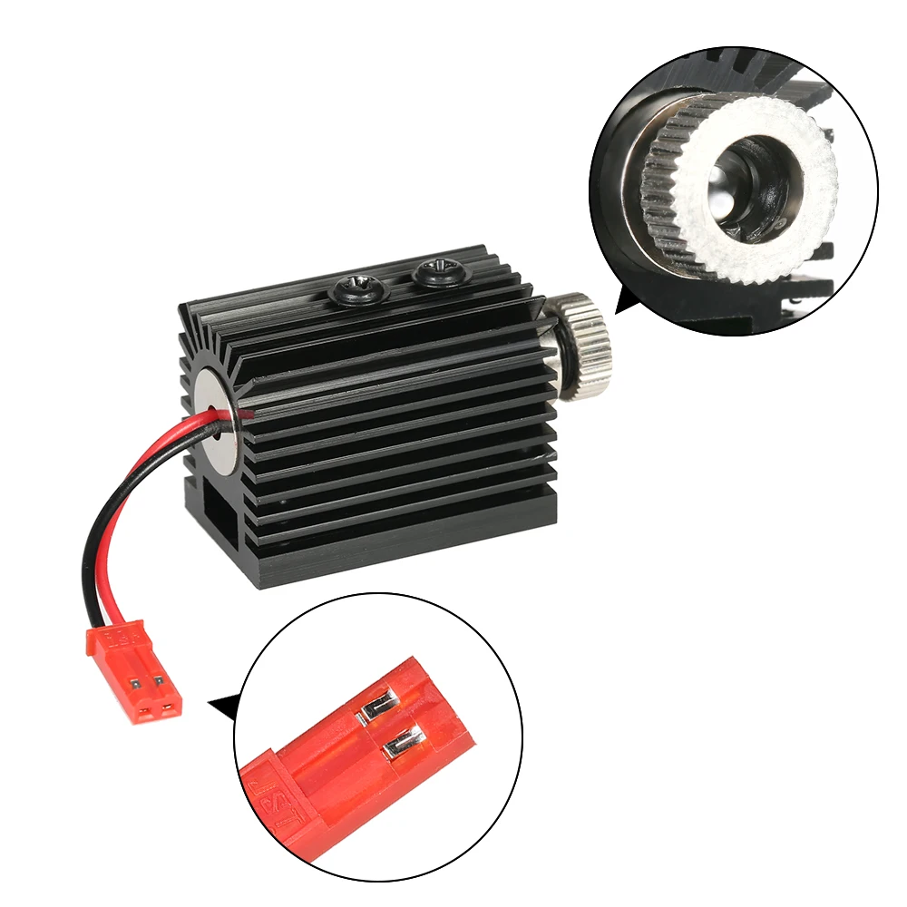 

1000mW 405nm Blue-violet Light Laser Head for DIY Carving Engraving Machine Engraver Accessory with Screwdriver