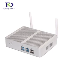 Fanless computer windows 10 Intel Celeron N3150 quad core mini pc, 2*HDMI, 2*NIC, 4*USB 3.0,300M WIFI,8GB RAM+64G SSD NC690