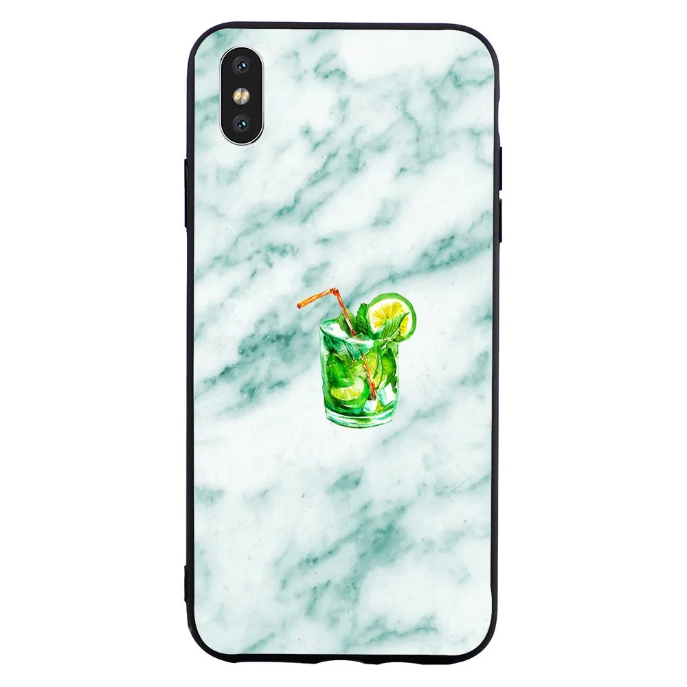 

Marble Cases for iPhone X Hybrid Summer Phone Cover for iPhone 6 Plus Case 7 XR 8 5 6S 5S SE Xs Max Backshell Soft TPU