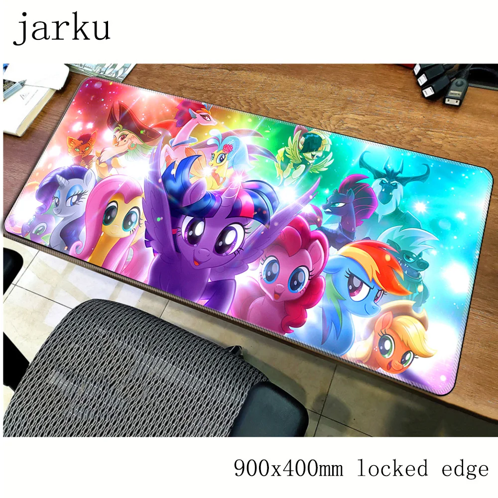 Игровой коврик для мыши my little pony 900x400x3 мм большой самый дешевый аксессуары