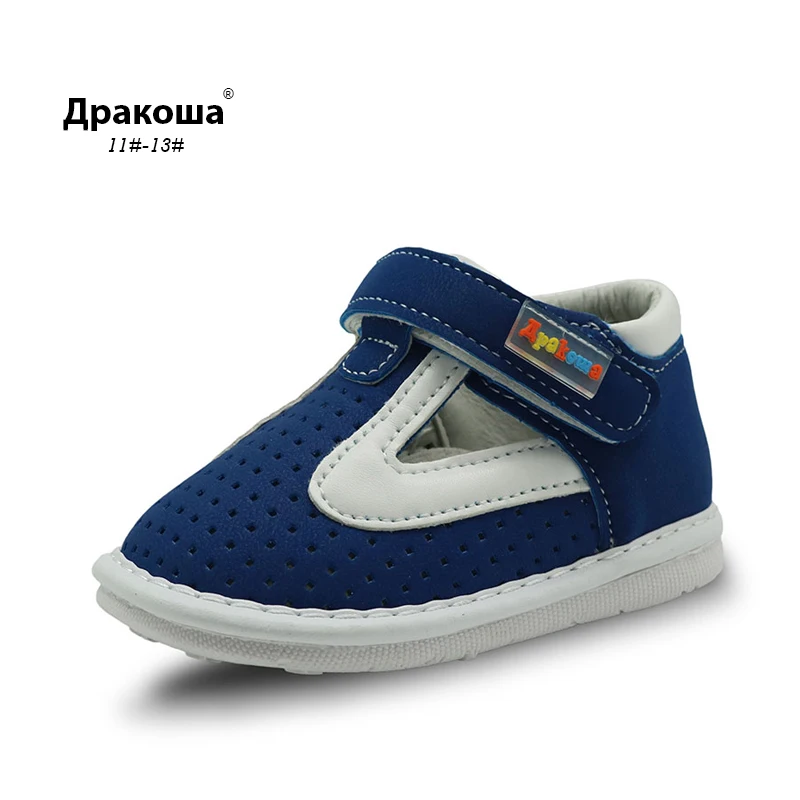 Apakowa Baby Boy Comfort Crib Shoes Newborn Infant First Walkers Soft Sole Non slip Rewalker