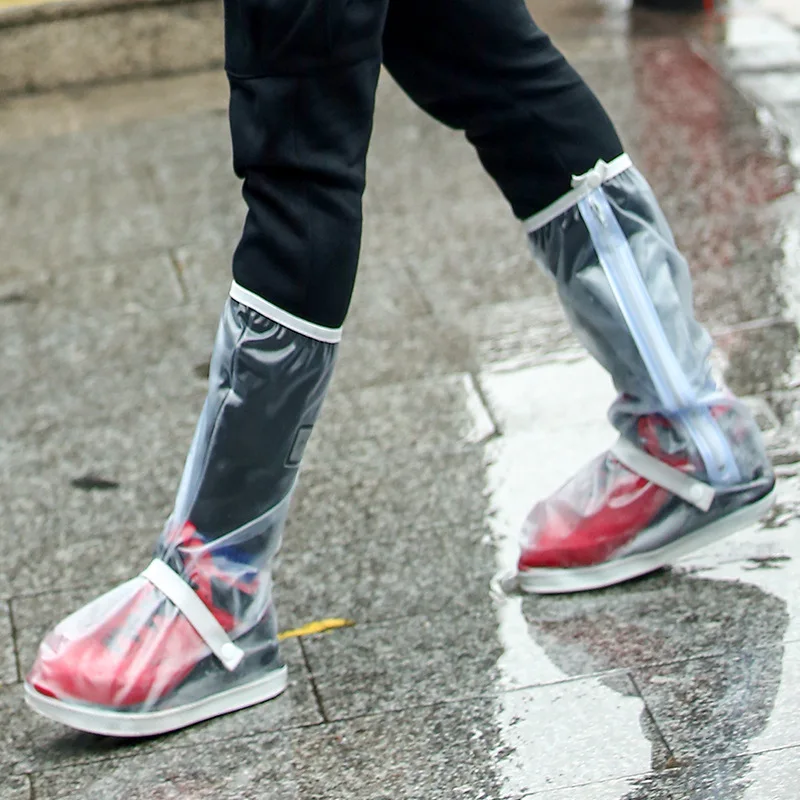 Reusable Motorcycle Waterproof Shoe Covers Cycling Bike Boot Rainwear Overshoes 