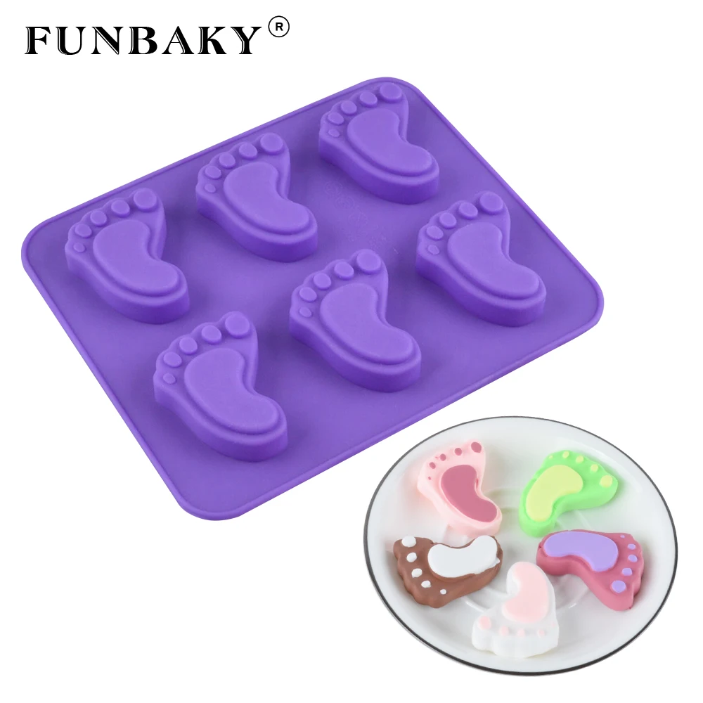 

Cake Decorating Tools Silicone Mold Big 3D Decorations Foot Shape For Baking Chocolate Moulds Bakeware