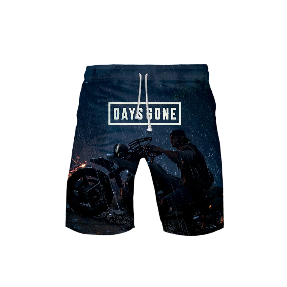 Обувь для мальчиков Days Gone 3D принт шорты женщин Harajuku мужские шорты купания Лето г. быстросохнущая пляжные шорты мужские