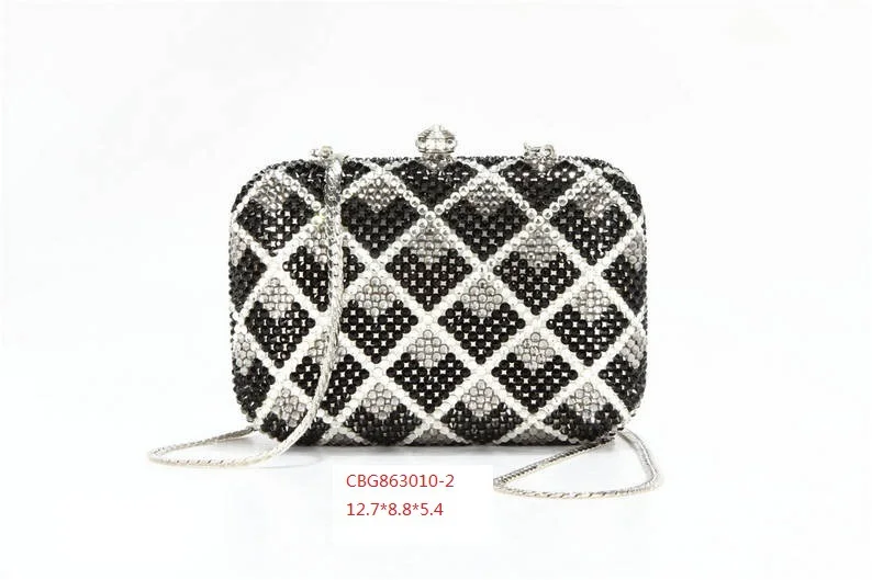 

9 Colors Diamond Metal Trunk Lady Evening Clutches Party with Crystal Clutch Purse Rhinestones Women Bag Handbags Bolsa de Mano