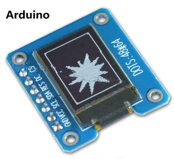 

0.71 inch 7PIN SPI White OLED Screen with Adapter Board SSD1306 Drive IC 48*64