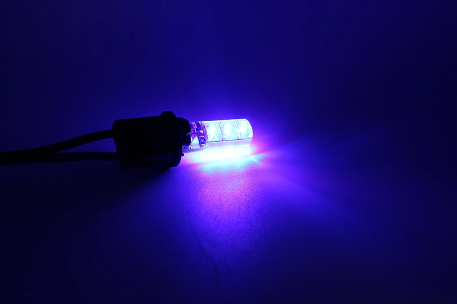 Multi-color W5W 194 T10 RGB LED Flash Strobe Fade Remote Control Colorful Lights (8)