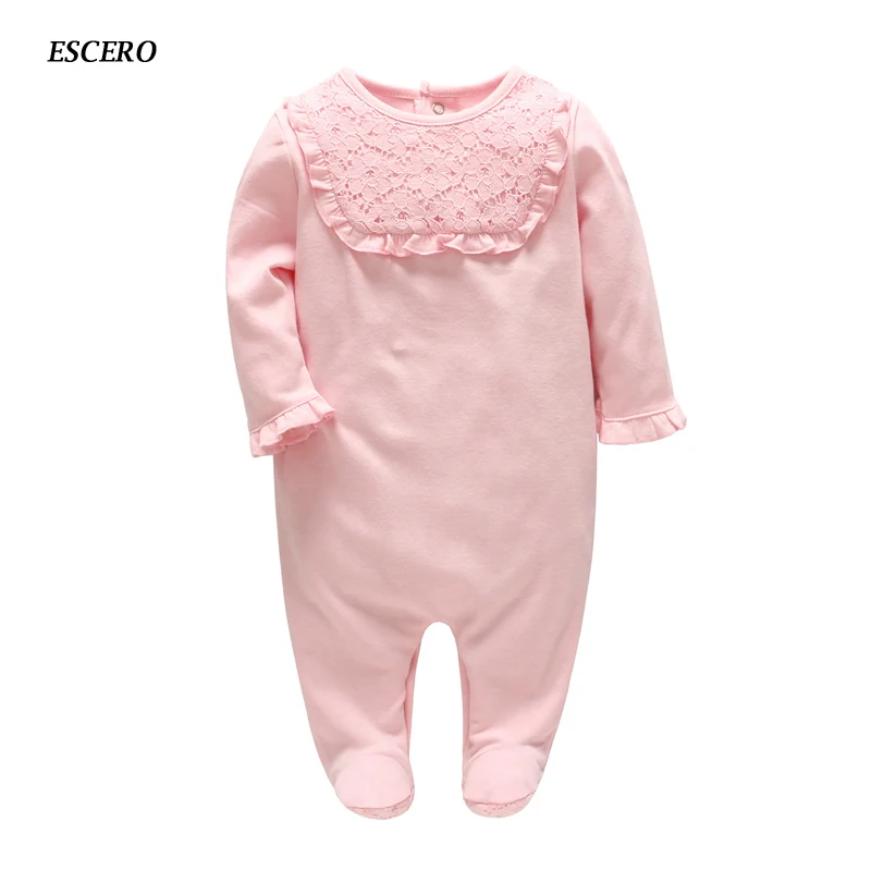 

ESCERO Baby Clothing Cotton Rompers Baby Girl Dress Bebe Girl Clothing Newborn Infant Jumpsuits One-Pieces PK Carter Baby