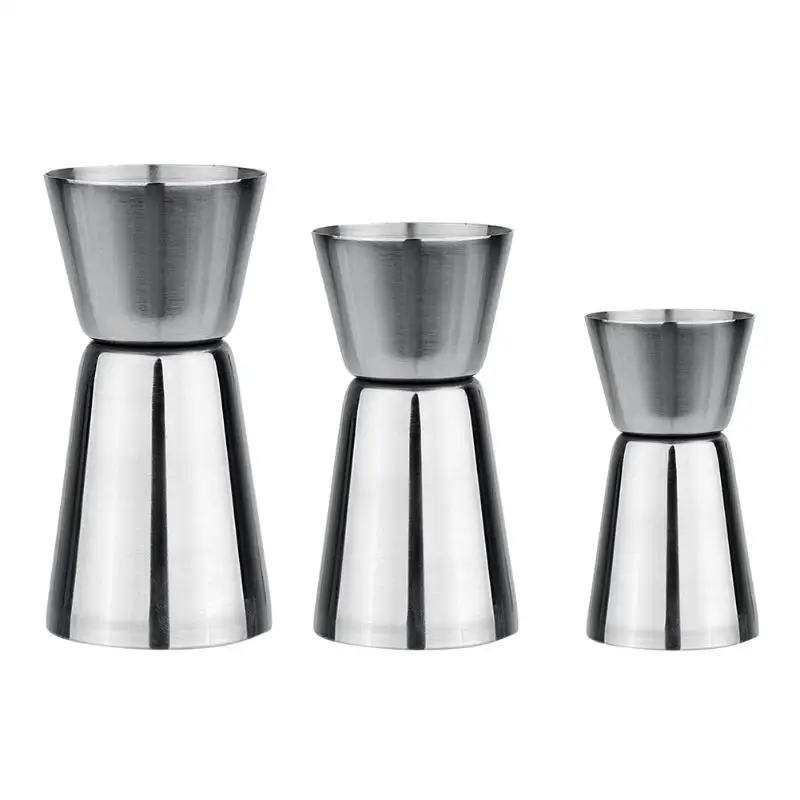 

Stainless Steel Jigger Wine Cocktail Shaker Cocktail Jigger Single Double Shot Drink Measure Cup Kitchen Bar Accessories