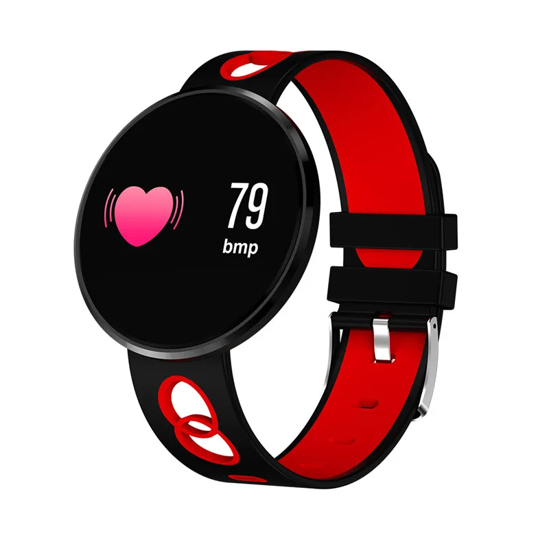 

CF006H Untra Thin Slim Smart Watch Round Smart Life Reminder Sports Tracker Pedometer Heart Rate Monitor Smartwatch Men Women